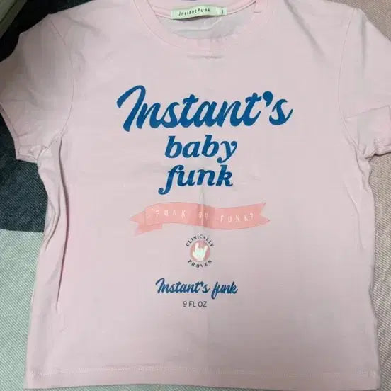 [BUNJANG] INSTANTFUNK Pink Short Sleeve T-Shirt (S) / 인스턴스펑크 핑크 티셔츠(s)