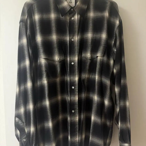 [BUNJANG] Politeru Western Shirt Ink White / 폴리테루 웨스턴 셔츠 잉크 화이트