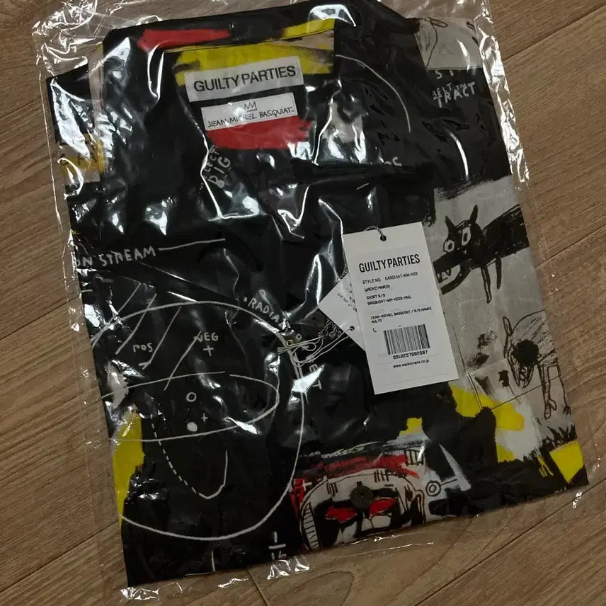 [BUNJANG] Wackomaria Basquiat Short Sleeve Shirt / [L] 와코마리아 바스키아 반팔 셔츠