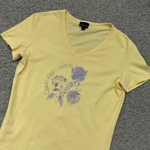 [BUNJANG] Calvin Klein Jeans Women's T-Shirt Size 90 / [우먼90] 캘빈클라인진스 반팔티