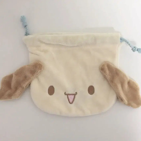 [BUNJANG] Sanrio Cinnamoroll Chiffon Drawstring Pouch / 산리오 시나모롤 쉬폰 복조리 파우치
