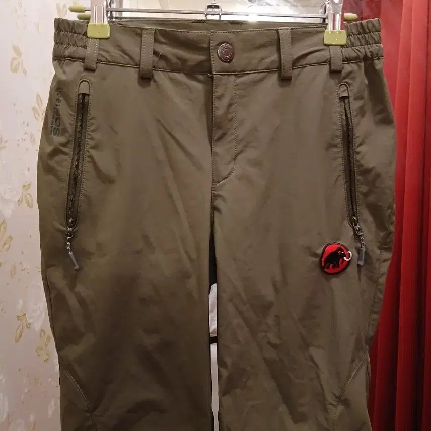[BUNJANG] Mammut Softshell Shorts Khaki Size 26 / 7/65 마무트 소프트쉘 반바지 카키 26사이즈