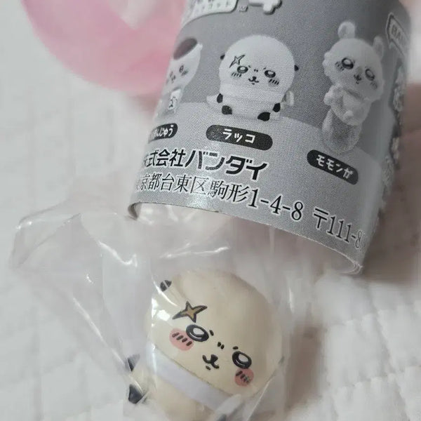 [BUNJANG] Unsealed Cheikawa Hug Court Gacha Capsule Figure (Racco) / 미개봉 먼작귀 치이카와 허그코트 가챠 캡슐 피규어 랏코