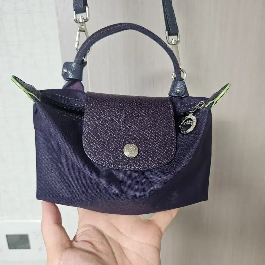 [BUNJANG] Longchamp Le Pliage Shoulder Bag Mini Purple / (정품) 롱샴 플리아주 숄더백 퍼플 미니