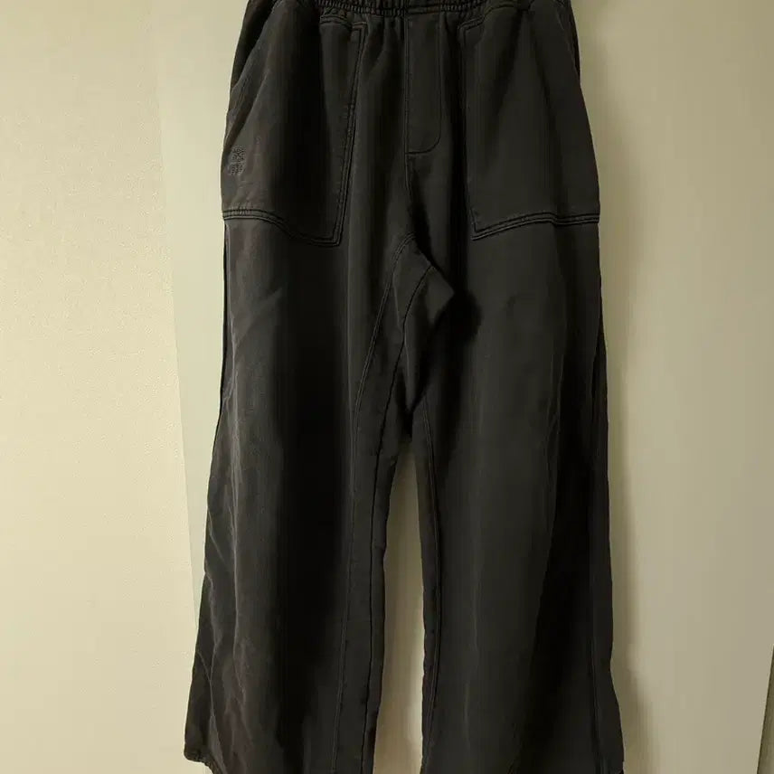 [BUNJANG] Politeru 1011 Fatigue Sweatpants Ink Charcoal / 폴리테루 1011 퍼티그 스웻팬츠 잉크차콜(3사이즈)