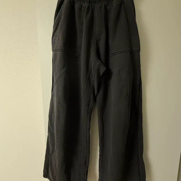 [BUNJANG] Politeru 1011 Fatigue Sweatpants Ink Charcoal / 폴리테루 1011 퍼티그 스웻팬츠 잉크차콜(3사이즈)