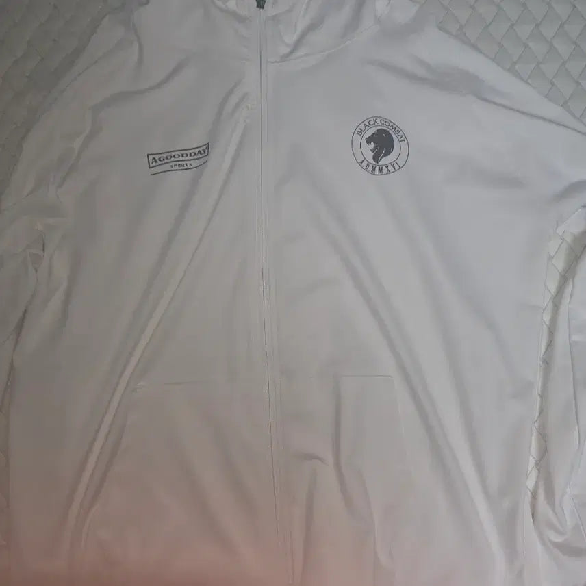 [BUNJANG] Black Combat White Hoodie Jersey XL / 블랙컴뱃 흰색 후드 저지 xl 판매