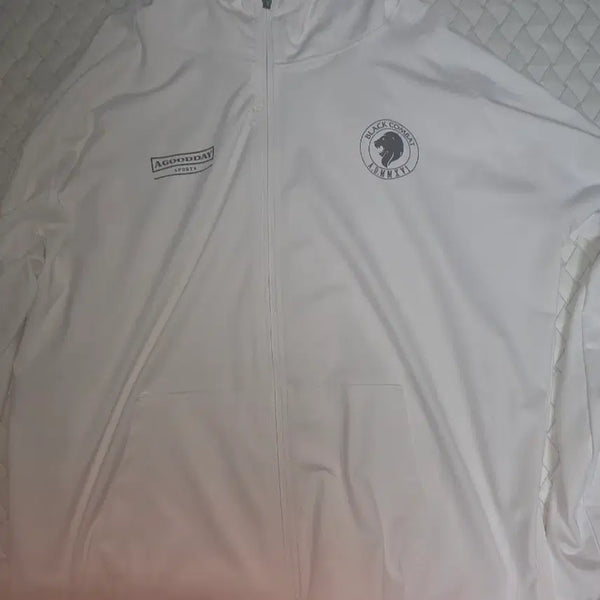 [BUNJANG] Black Combat White Hoodie Jersey XL / 블랙컴뱃 흰색 후드 저지 xl 판매