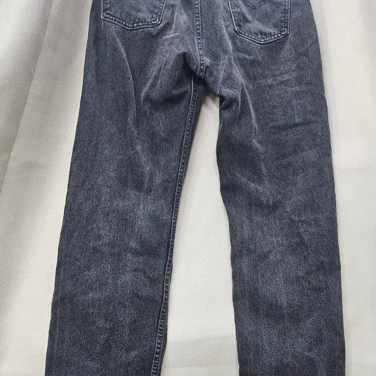 [BUNJANG] Vintage Levi's 505 White Tab Black Denim Jeans (1992) / 92년 미국산 빈티지 리바이스 505화이트탭 흑청34