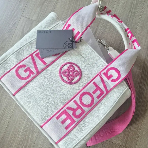 [BUNJANG] G/FORE Golf Cart Bag White/Pink / 새상품)지포어골프카트백 골프가방 지포어골프