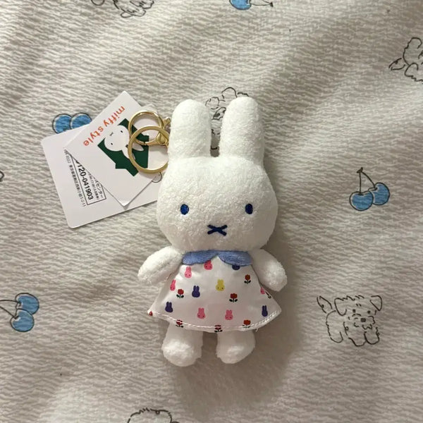 [BUNJANG] Miffy Mini Tulip Dress Keyring Plush / (새상품) 미피 미니 튤립 원피스 키링 인형