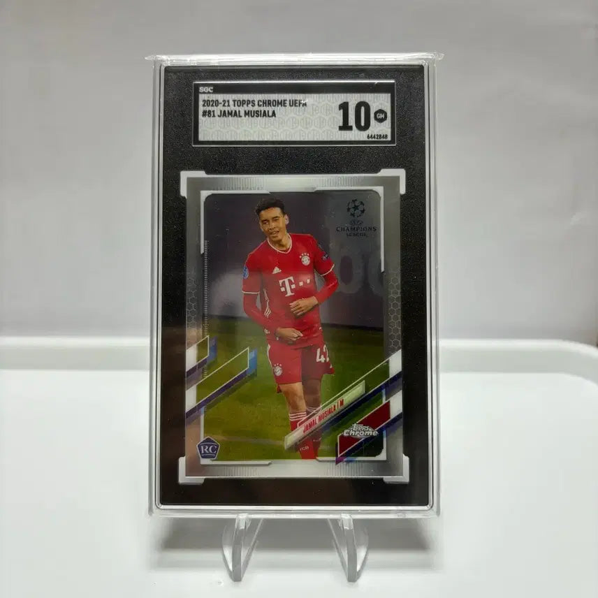 [BUNJANG] Jamal Musiala Bayern Munich 2020-21 Topps Chrome Rookie SGC 10 Graded Card / 바이에른 뮌헨 자말 무시알라 탑스 크롬 루키 SGC10 등급 카드