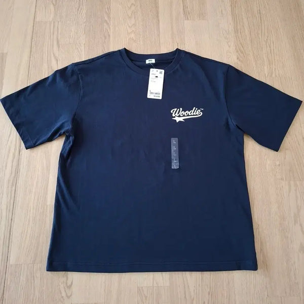 [BUNJANG] SPAO Woody Short Sleeve T-Shirt L (Unisex) / SPAO 네이비 우디 반팔티 L 사이즈(남녀공용)