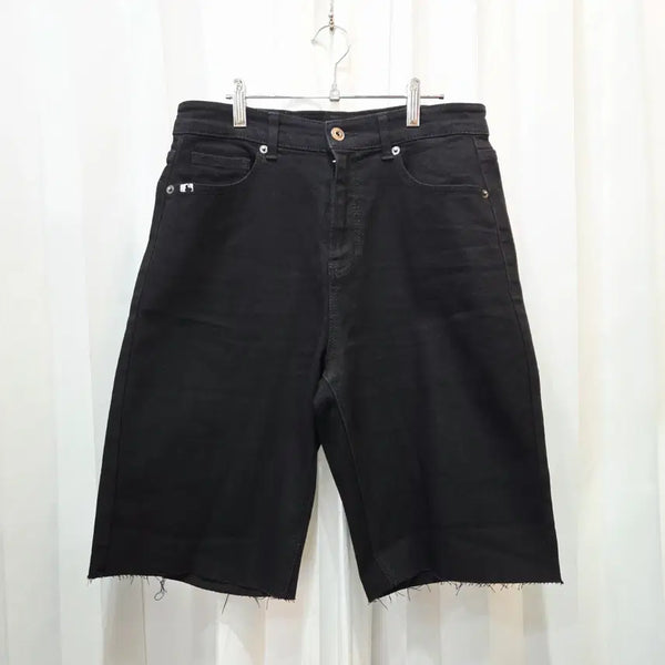 [BUNJANG] MLB 28 Inch Black Denim Shorts C566 / 21s 28인치 MLB 블랙 데님 반바지 C566