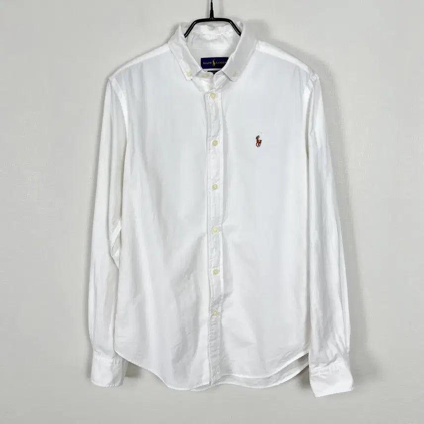 [BUNJANG] Ralph Lauren Classic Fit White Shirt / 랄프로렌 클래식핏 화이트 셔츠 남방 폴로 6 S 라덴 빈티지