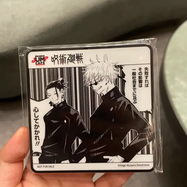 [BUNJANG] Jujutsu Kaisen Satoru Gojo Suguru Geto Jump Shop Coaster (Sealed) / 정품]주술회전 고죠 게토 점프샵 코스터 미개봉