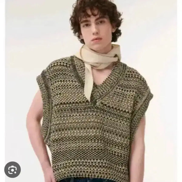 [BUNJANG] Setter Knit Vest M-L / 세터 니트 베스트