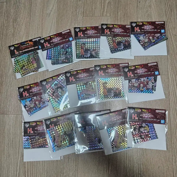[BUNJANG] Ichiban Kuji Dragon Ball H Prize & I Prize Goods Prism Stickers / 제일 복권 드래곤볼 H상 ,I상 하위 굿즈