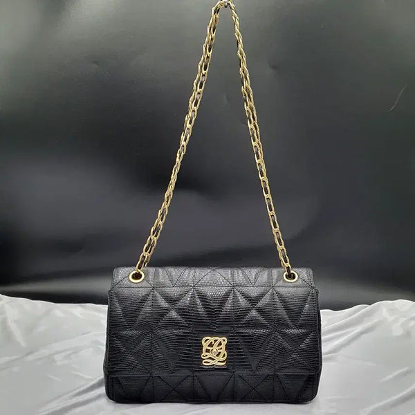 [BUNJANG] Louis Quatorze Quilted Chain Luxury Shoulder Bag / 루이까또즈 퀄팅 체인 럭셔리 숄더백 크로스백 중고 가방 은피아노