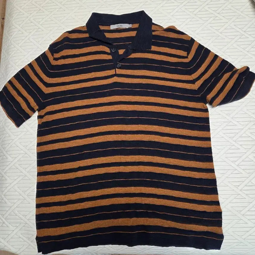 [BUNJANG] Series Striped Polo T-Shirt Size 105 / 시리즈 카라티 105