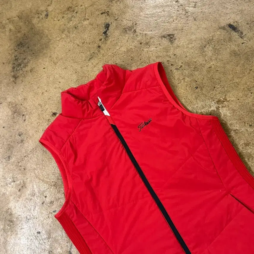 [BUNJANG] Titleist Red Golf Vest (Authentic) / [정품/S] 타이틀리스트 골프조끼 빨간색