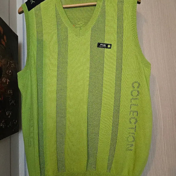 [BUNJANG] PING Golf Mesh Vest Lime Green Summer MT23 / 100) PING 골프 매쉬 조끼 그린라임 여름용 (MT23)