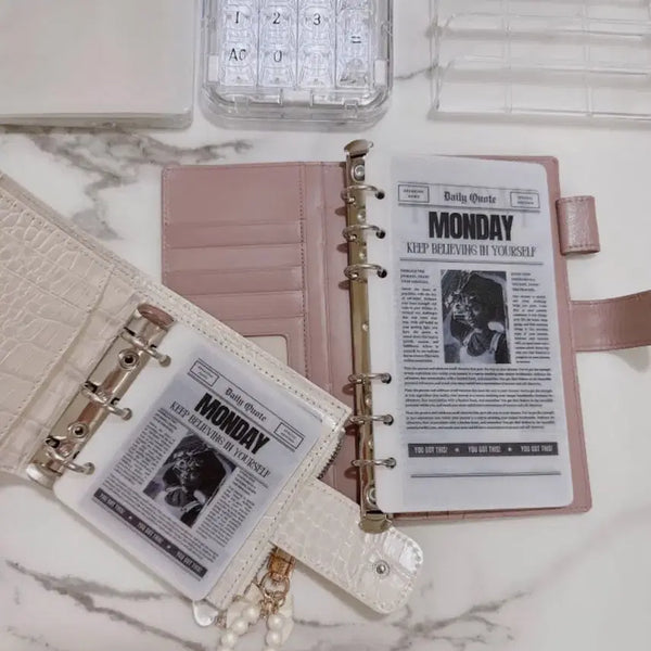 [BUNJANG] Budget Planner Inserts (A6, A7, A8) - Newspaper Ver.2 / 현금생활 속지 예산속지 A6 A7 A8 영자신문 ver.2