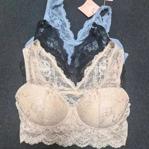 [BUNJANG] ASIDAMIWA Seamless Running Style Bra and Panty Set (3-Piece Bundle) / [100] 아시다미와(ASIDAMIWA) 편한 런닝형 입는 브라팬티 3세트