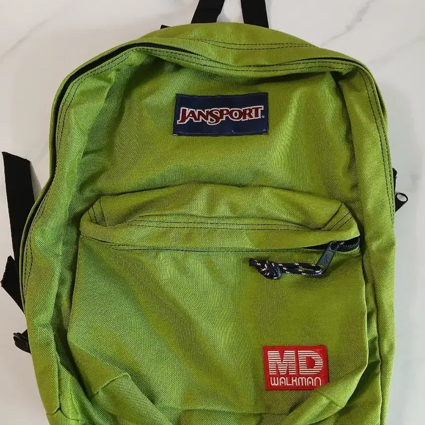 [BUNJANG] JanSport Backpack Lime Green / 희귀 잔스포츠 백팩 라임색 그린 말차 녹차