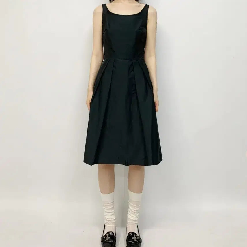 [BUNJANG] Prada Pocono Nylon Sleeveless Mini Dress / 정품 프라다 나일론 포코노 슬리브리스 민소매 미니 원피스