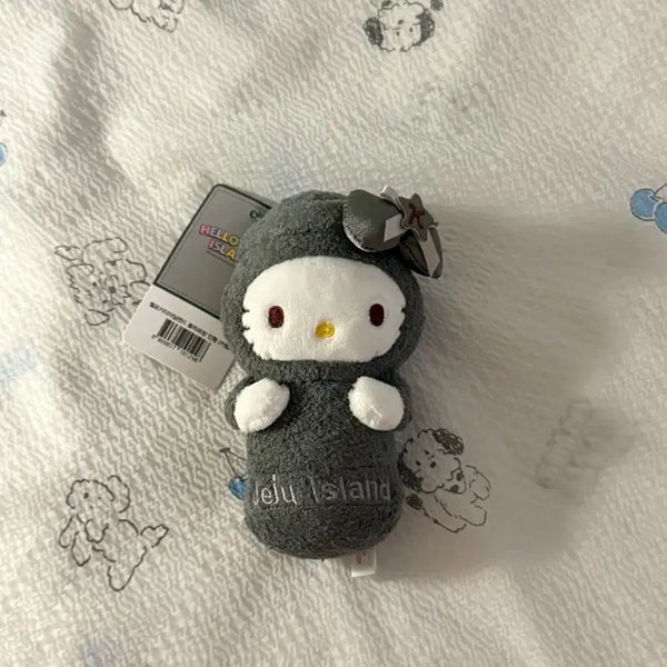 [BUNJANG] Hello Kitty Jeju Dolhareubang Keychain Doll / (새상품) 헬로키티 제주 돌하르방 키링 인형