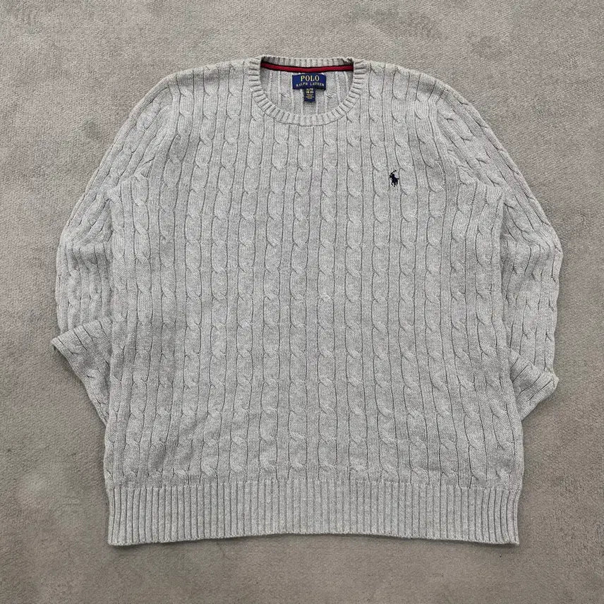 [BUNJANG] Polo Ralph Lauren Cable Knit Sweater XL / XL 폴로 랄프로렌 케이블 니트