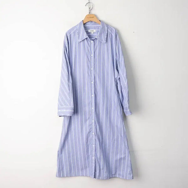 [BUNJANG] COS Striped Cotton Dress Size 36 / 55/COS 코스 스트라이프 코튼 원피스