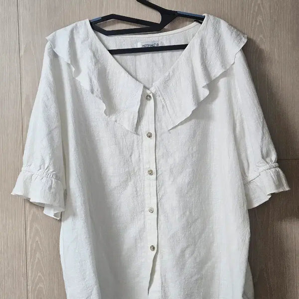 [BUNJANG] Women's Plus Size Summer Blouse (Ivory) / 여성 빅사이즈 여름 블라우스