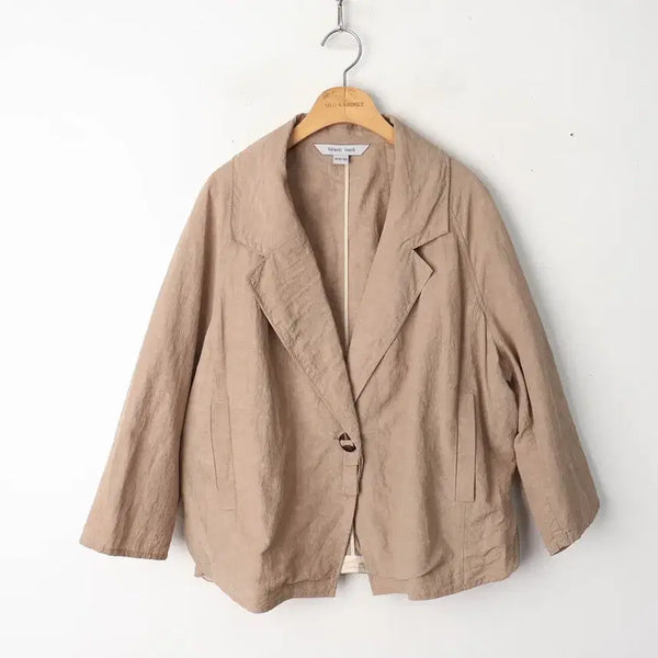 [BUNJANG] Belladiterci Linen Blend Jacket Beige Size 66 / 66/벨라디터치 린넨블렌드 자켓