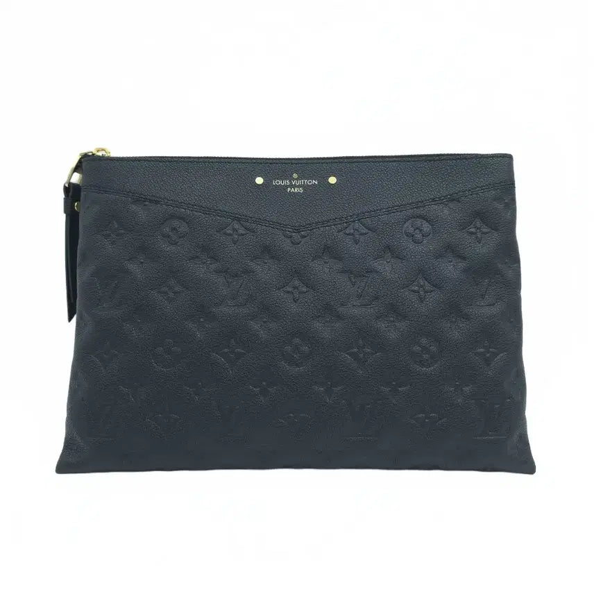 [BUNJANG] Louis Vuitton Daily Pouch Monogram Empreinte Leather Clutch Bag M62937 / 루이비통 데일리 파우치 모노그램 앙프렝뜨 레더 클러치백 M62937 가방