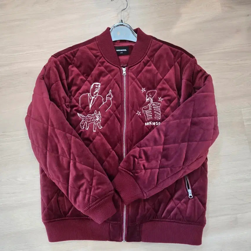 [BUNJANG] Wecandles TATTOO JK Jacket Burgundy / 위캔더스 TATTOO JK 재킷 자켓 버건디