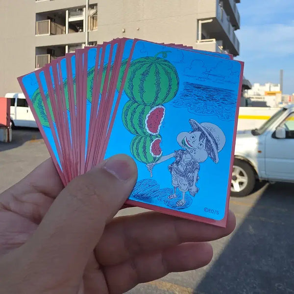 [BUNJANG] One Piece Luffy Watermelon Luffy Trading Card / 원피스 루피 카드 굿즈 나츠코미 수박루피
