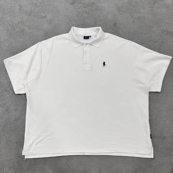 [BUNJANG] XL Yale Collared Short-Sleeve T-Shirt / XL 예일 카라 반팔 티셔츠