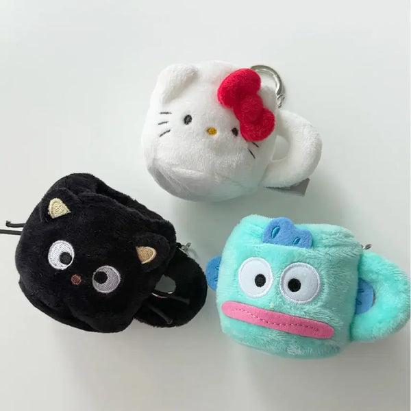 [BUNJANG] Sanrio Hello Kitty & Hankyo-dong Mini Mug Cup Keychain Doll / (새상품) 산리오 헬로키티, 한교동 미니 머그 컵 키링 인형