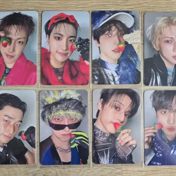 [BUNJANG] ATEEZ Golden Hour 5 Makestar Strawberry POB Set / 에이티즈 골든아워5 메이크스타 딸기 미공포 세트