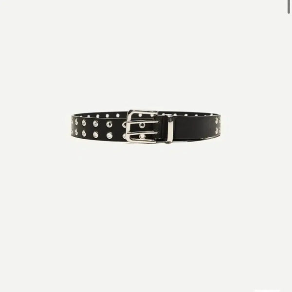 [BUNJANG] Double Eyelet Belt / 더블 아일렛 벨트