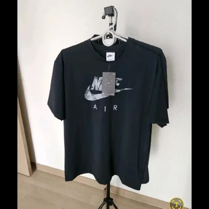 [BUNJANG] Nike Air Short Sleeve T-Shirt Black / 나이키 에어 반팔 티셔츠 블랙100