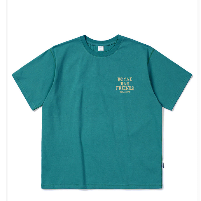 [BUNJANG] Royal Life Diploma Heavyweight T-Shirt (2XL) Teal Green / (2XL)로얄라이프 디플로마 헤비웨이트 반팔 티셔츠 틸그린