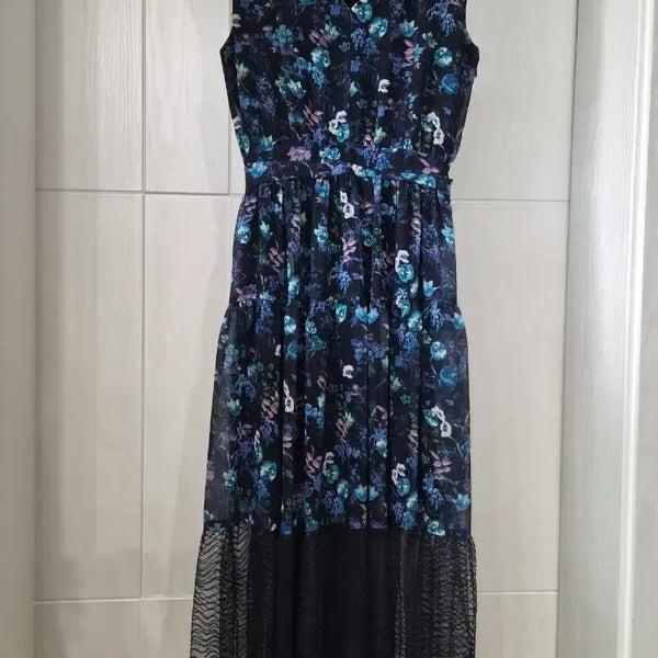 [BUNJANG] DEWL Flower Pattern Long Dress / 듀엘 플라워 패턴 롱원피스