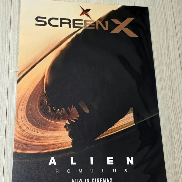 [BUNJANG] Alien: Romulus ScreenX A3 Poster (Limited Edition) / [초희귀한정판]영화 에이리언 로물루스 스크린엑스 포스터(A3)