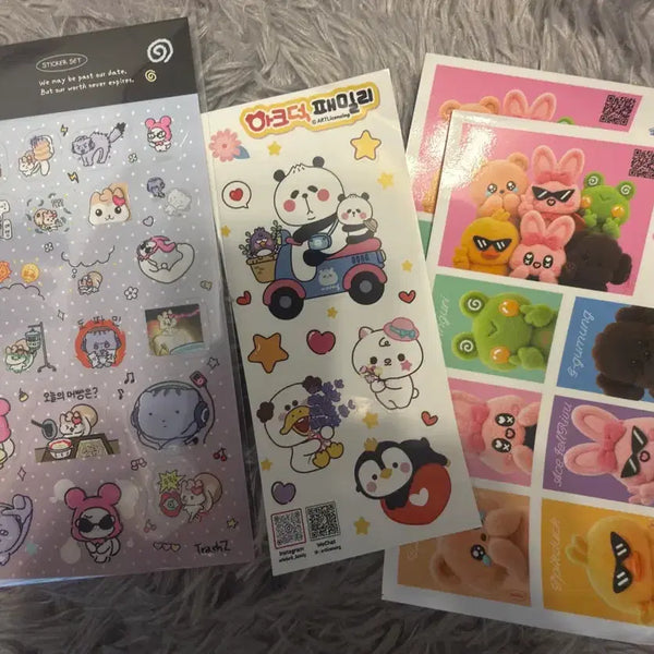 [BUNJANG] Treshis, Jellyboo, Hackduck Sticker Set / 트레시즈,젤리부,하크덕 스티커