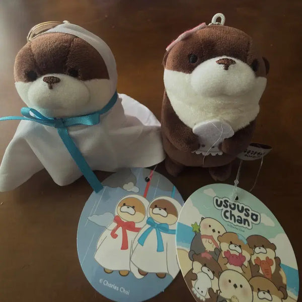 [BUNJANG] Woosoo Woosoo Jang Plushie Keychain Set / 우소우소짱 인형키링 두개