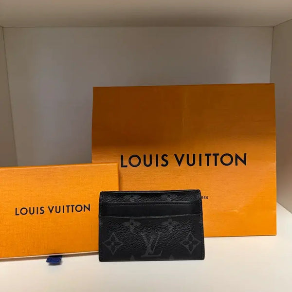 [BUNJANG] Louis Vuitton Monogram Eclipse Card Holder / [정품 급처]루이비통 모노그램 이클립스 카드지갑