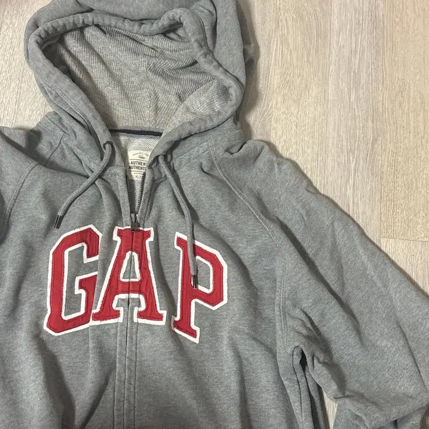 [BUNJANG] Gap Grey Hooded Zip-Up / 갭 gap후드집업 그레이